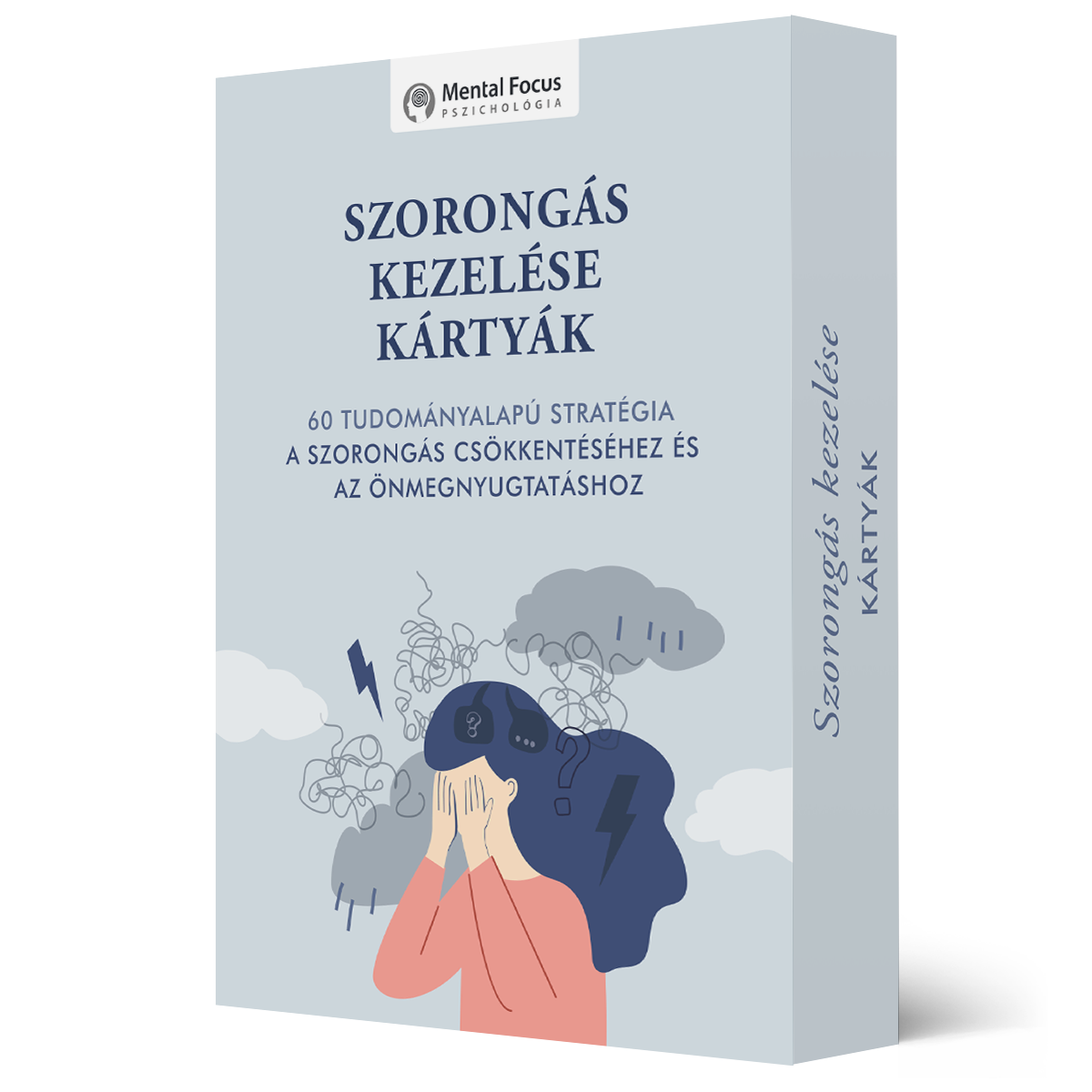 Szorongás kezelése kártyák díszdobozban